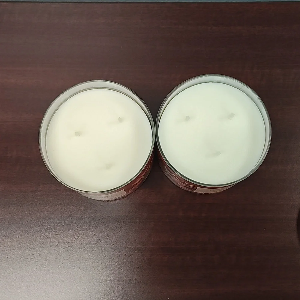 Bath & Body Works White Barn "POPPY" 3-Wick Candles - Set of 2 - Picture 3 of 4